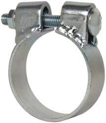 Made in USA - 2.67" ID, Steel Zinc Plated BCE Band Style Clamp - 0.12" Thick, 2-1/2" Hose - A1 Tooling