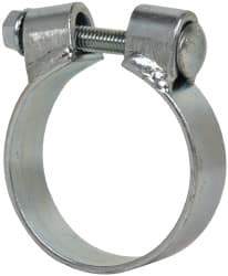 Made in USA - 2.92" ID, Steel Zinc Plated BCE Band Style Clamp - 0.12" Thick, 2-3/4" Hose - A1 Tooling