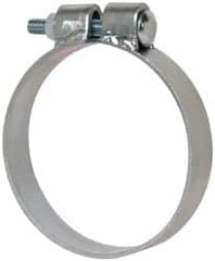 Made in USA - 4.67" ID, Steel Zinc Plated BCE Band Style Clamp - 0.12" Thick, 4-1/2" Hose - A1 Tooling