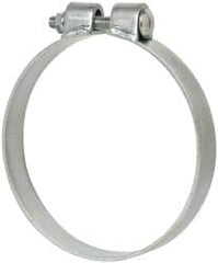 Made in USA - 6.17" ID, Steel Zinc Plated BCE Band Style Clamp - 0.12" Thick, 6" Hose - A1 Tooling