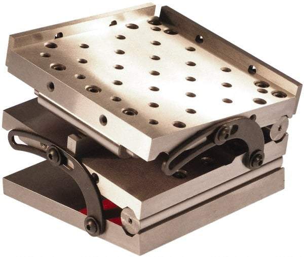 Suburban Tool - 12" Long x 12" Wide x 4-3/16" High, Compound Precision Steel Sine Plate - Square to within 0.0003", 0.0002 (C1), 0.0002 (C2)" Tolerance, 3/8-16 Hole - A1 Tooling