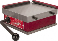 Suburban Tool - Standard Pole Square Permanent Magnetic Block Chuck - 6" Long x 6" Wide x 2-5/8" High, Ceramic - A1 Tooling