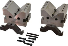 Suburban Tool - 2-7/8" Max Capacity, 90° Angle, Hardened Steel V-Block - 4" Long x 3" Wide x 3" High, Sold as Matched Pair - A1 Tooling