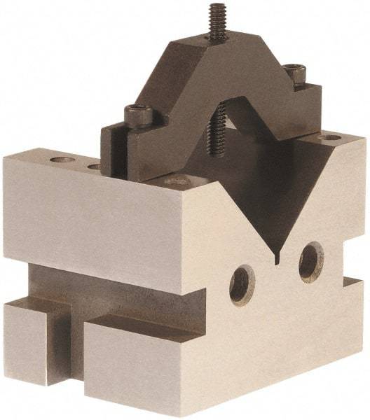 Suburban Tool - 4-3/8" Max Capacity, 90° Angle, Hardened Steel V-Block - 6" Long x 6" Wide x 4" High, Sold as Individual - A1 Tooling