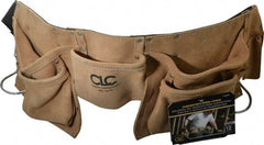 CLC - 29 to 46" Waist Tool Belt - 12 Pocket, 2" Wide, Industrial Yellow, Leather - A1 Tooling