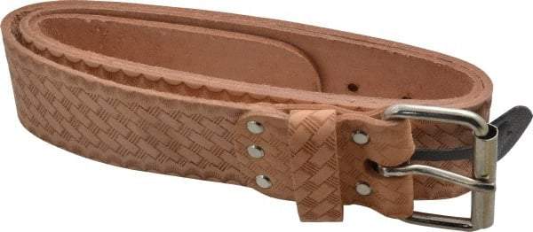 CLC - 29 to 46" Waist Tool Belt - 2" Wide, Natural (Color), Leather - A1 Tooling