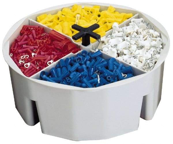 CLC - White Plastic Bucket Organizer - 2-1/2" High - A1 Tooling