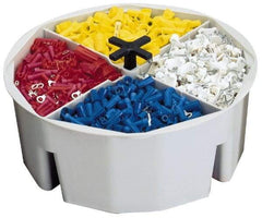 CLC - White Plastic Bucket Tool Organizer - 4" High - A1 Tooling