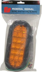 Federal Signal Emergency - Class I Joules, 71 Quad FPM, Grommet Mount Emergency LED Lighting Assembly - Powered by 12 to 24 Volts, Amber - A1 Tooling