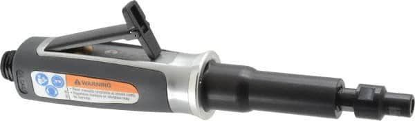 Ingersoll-Rand - 1/4" Collet, Straight Handle, Straight Air Die Grinder - 25,000 RPM, Rear Exhaust, 33 CFM, 0.3 hp, 620 kPa, 1/4 NPT - A1 Tooling