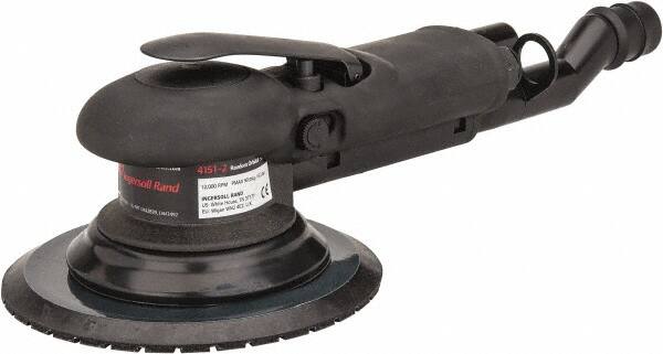 Ingersoll-Rand - 12,000 OPM, 15.5 CFM Air Consumption, Palm Air Orbital Sander - Round Pad, 1/4 NPT Inlet - A1 Tooling