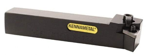 Kennametal - MTFN, Right Hand Cut, 0° Lead Angle, 1" Shank Height x 1" Shank Width, Negative Rake Indexable Turning Toolholder - 6" OAL, TN..43. Insert Compatibility, Series Kenloc - A1 Tooling