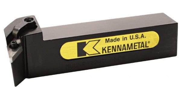 Kennametal - MVUN, Right Hand Cut, 3° Lead Angle, 1-1/4" Shank Height x 1-1/4" Shank Width, Negative Rake Indexable Turning Toolholder - 6" OAL, VN..43. Insert Compatibility, Series Kenloc - A1 Tooling