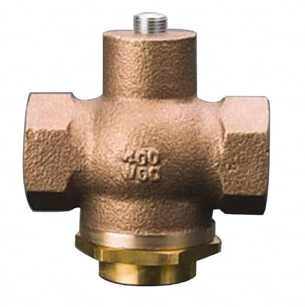 Kingston - 1-1/2" Brass Check Valve - Inline, FNPT x FNPT, 400 WOG - A1 Tooling