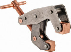 Kant Twist - 350 Lb, 1" Max Opening, 1/2" Open Throat Depth, 1/2" Closed Throat Depth, Cantilever Clamp - High Tensile Steel Jaw, T-Handle, 2-1/8" OAL, 1-3/4" Max Width - A1 Tooling