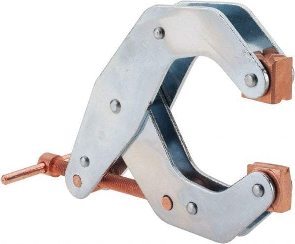 Kant Twist - 1,700 Lb, 4-1/2" Max Opening, 2-1/4" Open Throat Depth, 3-13/16" Closed Throat Depth, Cantilever Clamp - High Tensile Steel Jaw, T-Handle, 7" OAL, 6-3/4" Max Width - A1 Tooling