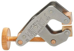 Kant Twist - 350 Lb, 1" Max Opening, 1/2" Open Throat Depth, 1/2" Closed Throat Depth, Cantilever Clamp - High Tensile Steel Jaw, Round Handle, 2-1/8" OAL, 1-3/4" Max Width - A1 Tooling