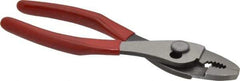 Proto - 6-11/16" OAL, 1-15/16" Jaw Length x 1-1/16" Jaw Width, Long Nose Wire Cutter Pliers - Standard Jaw, Thin Nose Head, Plastisol Handles - A1 Tooling