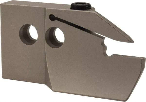 Iscar - 4mm Groove Width, 25mm Max Depth of Cut, Right Hand Cut, HFAE Indexable Grooving Blade - DGN/DGNC/DGNM-C, DGN/DGNM-J/JS/JT, DGN-UT/UA, GRIP, HFPR/L, HGPL Insert Style, Series Heliface - A1 Tooling