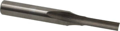 Onsrud - 5/32" Diam, 1/4" Shank Diam, 9/16" Length of Cut, 1 Flute Single Edge Straight Router Bit - 2" Overall Length, Right Hand Cut, Solid Carbide - A1 Tooling