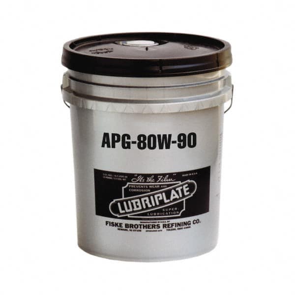 Lubriplate - 5 Gal Pail, Mineral Gear Oil - 15°F to 280°F, 650 SUS Viscosity at 100°F, 84 SUS Viscosity at 210°F, ISO 100 - A1 Tooling