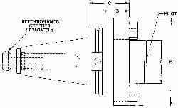 Parlec - CAT50 Taper Face Mill Holder & Adapter - 2-1/2" Pilot Diam, 5/8-11 Mount Hole, 0.0002" TIR - Exact Industrial Supply