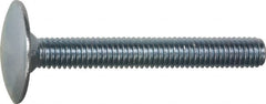 Value Collection - 3/8-16, 1-1/2" Length Under Head, Step Bolt - 1-1/4" Head Diam, 1006-1050 Steel, Zinc-Plated Finish - A1 Tooling