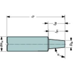 E16-A20-CE-175 Milling Cutters With Exchangeable Solid Cutting Head - A1 Tooling