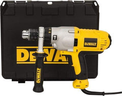 DeWALT - 120 Volt 1/2" Keyed Chuck Electric Hammer Drill - 0 to 56,000 BPM, 0 to 1,200 & 0 to 3,500 RPM, Reversible - A1 Tooling