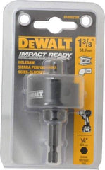 DeWALT - 1-3/8" Diam, 5/8" Cutting Depth, Hole Saw - Bi-Metal Saw, Toothed Edge - A1 Tooling