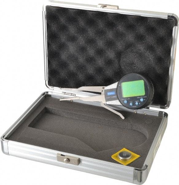 Fowler - 0.2 to 1 Inch, Inside Electronic Caliper Gage - 0.0005 Inch Resolution, 0.0008 Inch Accuracy, 2 Inch Leg Length - A1 Tooling