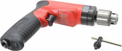 Sioux Tools - 1/4" Keyed Chuck - Pistol Grip Handle, 2,600 RPM, 14.16 LPS, 30 CFM, 1 hp - A1 Tooling