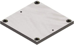 Jergens - 400mm Long x 400mm Wide Steel Fixture Plate - 1.13" Plate Thickness - A1 Tooling