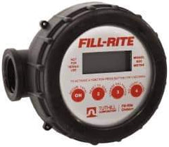 Tuthill - 1" FNPT Port Nutating Disc Flowmeter - 125 Max psi, 2 to 20 GPM, Polyethylene - A1 Tooling