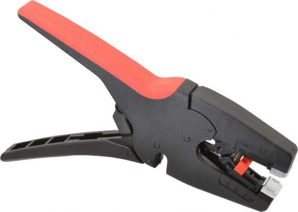 Knipex - 7 to 32 AWG Capacity Self-Adapting Insulation Stripper - 8" OAL, Comfort Grip Handle - A1 Tooling