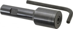 RobbJack - Slitting/Slotting Saw Arbor - Straight Shank, 1/4" Shank Diam, 4" OAL, For 7/8" Cutter Hole Diam - Exact Industrial Supply