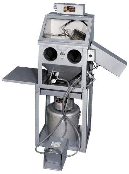 Trinco - 21" Wide x 33-1/2" High x 18-1/2" Deep Bench Sandblaster - Working Dimensions 20" Wide x 18" High x 18" Deep - A1 Tooling