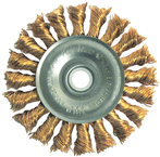 3 x 1/2-3/8" - .020 Wire Size - Bronze Non-Sparking Wire Wheel - A1 Tooling