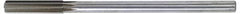 Made in USA - 0.5635" High Speed Steel 8 Flute Chucking Reamer - Straight Flute, 0.4355" Straight Shank, 2" Flute Length, 8" OAL - A1 Tooling