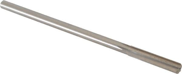 Made in USA - 0.3475" High Speed Steel 6 Flute Chucking Reamer - Straight Flute, 0.2792" Straight Shank, 1-1/2" Flute Length, 6" OAL - A1 Tooling