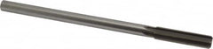 Made in USA - 0.516" High Speed Steel 6 Flute Chucking Reamer - Straight Flute, 0.4355" Straight Shank, 2" Flute Length, 8" OAL - A1 Tooling