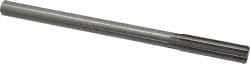 Made in USA - 0.6255" High Speed Steel 8 Flute Chucking Reamer - Straight Flute, 0.5615" Straight Shank, 2-1/4" Flute Length, 9" OAL - A1 Tooling