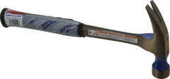 Vaughan Bushnell - 1 Lb Head, Straight Rip Claw Framing Hammer - 13" OAL, Steel Head, Steel Handle with Grip - A1 Tooling