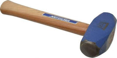 Vaughan Bushnell - 3 Lb Head, 10-1/4" Long Drilling Hammer - 1-9/16" Face Diam, Wood Handle - A1 Tooling