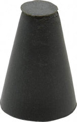 Cratex - 5/8" Max Diam x 1" Long, Taper, Rubberized Point - Very Fine Grade, Silicon Carbide, 1/4" Arbor Hole, Unmounted - A1 Tooling