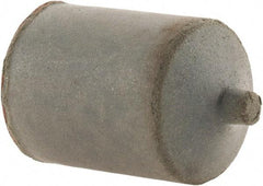 Cratex - 7/8" Max Diam x 1-1/4" Long, Cone, Rubberized Point - Very Fine Grade, Silicon Carbide, 1/4" Arbor Hole, Unmounted - A1 Tooling