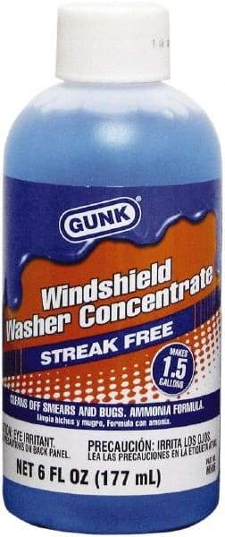 Gunk - Water-Based Solution Windshield Washer Fluid - 6 oz Bottle - A1 Tooling