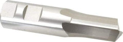 Hertel - 1" Diam, 1-5/8" LOC, 2 Flute High Speed Steel Keyway End Mill - Straight Flute, Uncoated, 1" Shank Diam, 4-1/8" OAL, 0° Helix, Centercutting - A1 Tooling