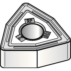 Kennametal - WNMG432 RP Grade KCK20B Carbide Turning Insert - TiOCN Finish, 80° Trigon, 1/2" Inscr Circle, 3/16" Thick, 1/32" Corner Radius - A1 Tooling