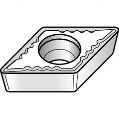 Kennametal - DCMT32.52 UF Grade KCP05 Carbide Turning Insert - TiCN/Al2O3 Finish, 55° Diamond, 3/8" Inscr Circle, 5/32" Thick, 1/32" Corner Radius - A1 Tooling